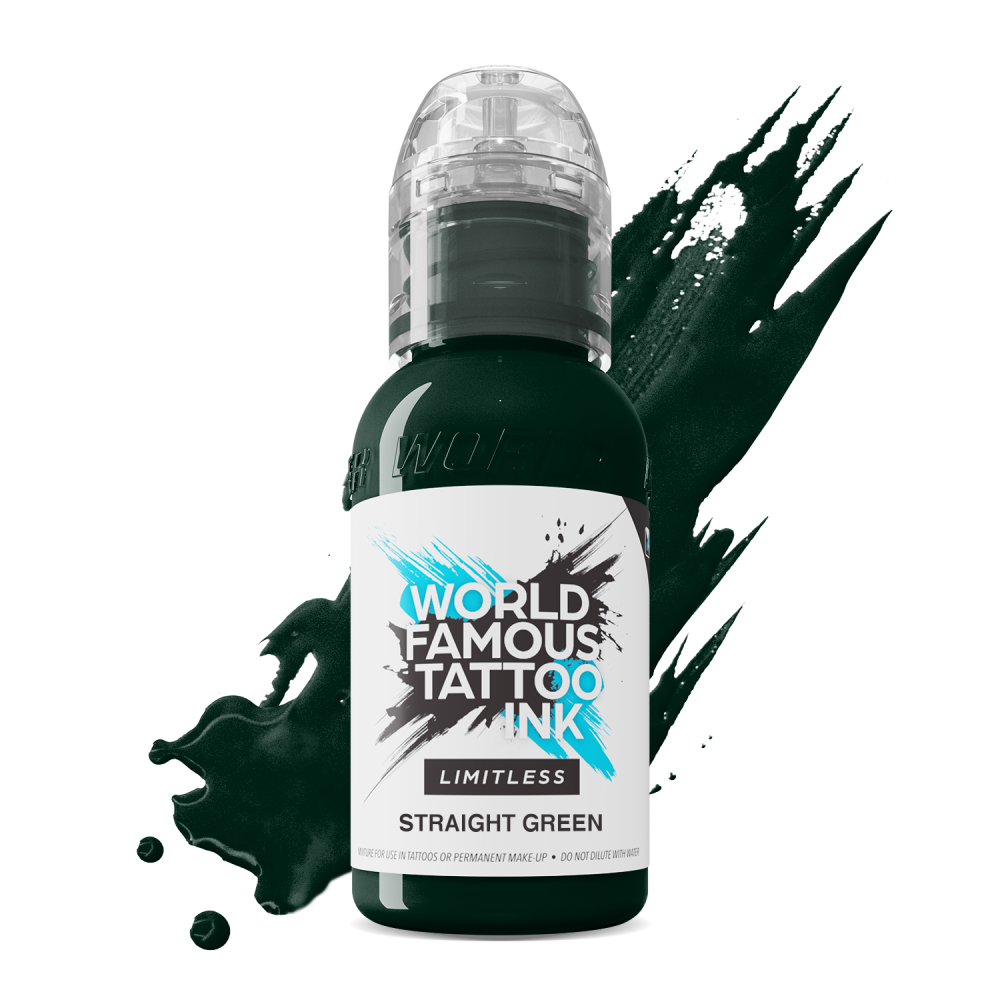 World Famous Limitless Ink - Straight Green 30 ml