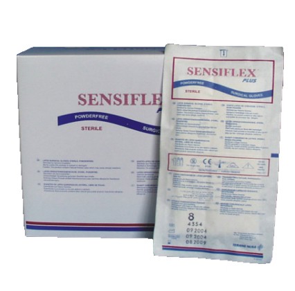 Sensiflex OP Handschuhe Latex, steril, puderfrei Gr.6,5
