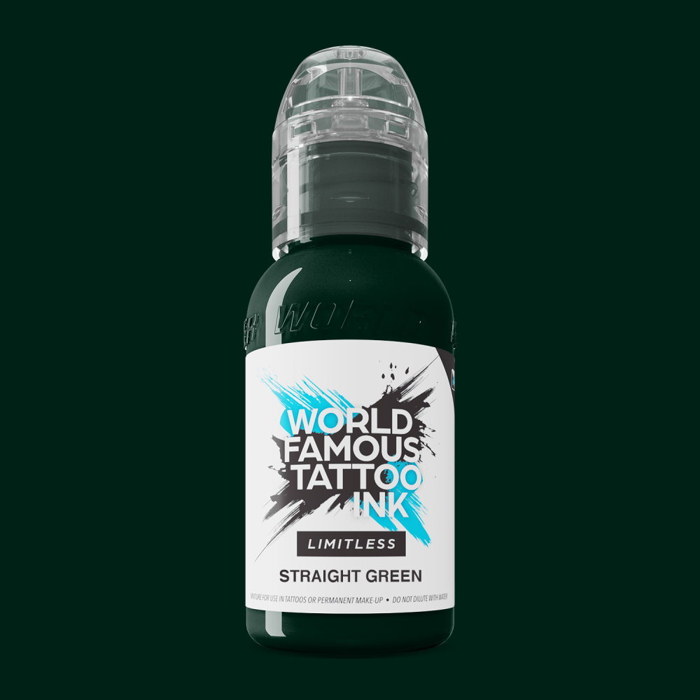 World Famous Limitless Ink - Straight Green 30 ml