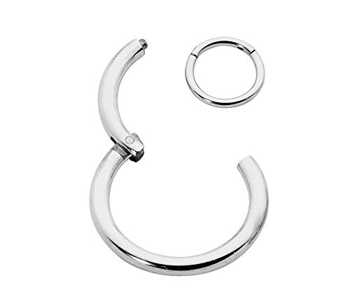 Titan Segment Ring Clicker 1,2 x 9 mm - VE= 5 Stück