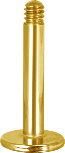 Gold Microlabret 1,2 x 08 mm - VE= 5 Stück